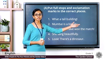 Grade 3 English WKB Chapter 8 Class 3 The four friends and the hunter tale Exercise II