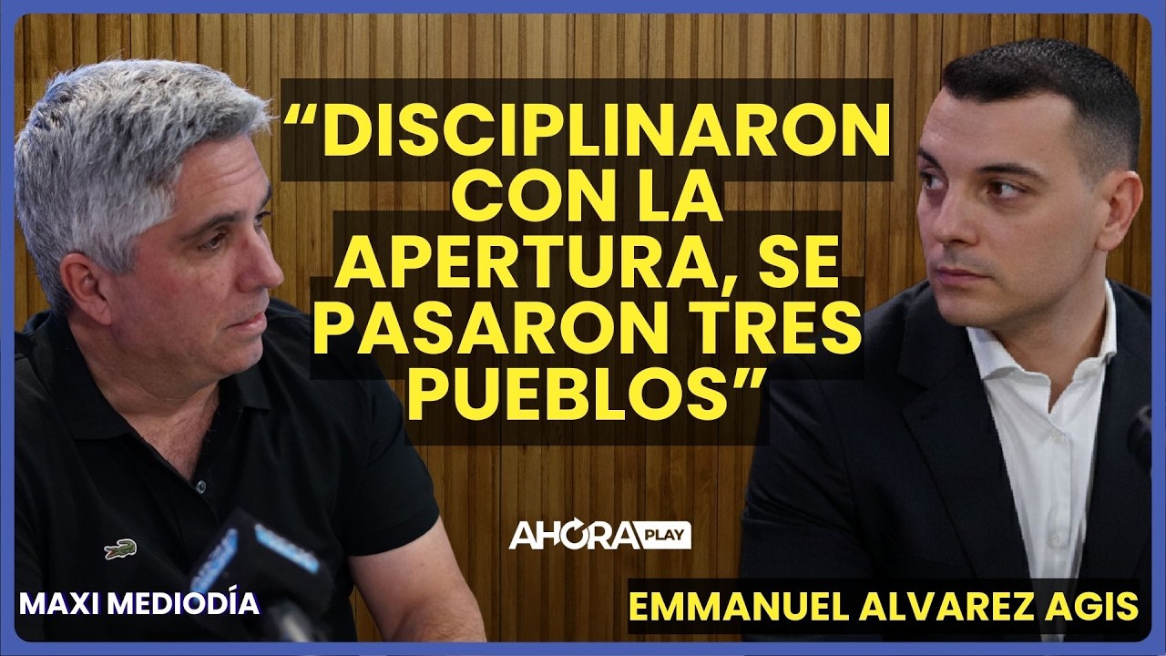 Emmanuel Álvarez Agis APUNTA CONTRA EL MODELO DE MILEI | Maxi Montenegro