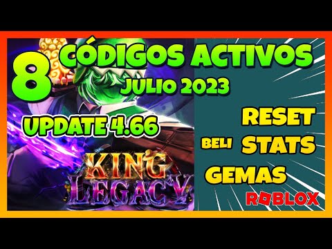 ✓Nuevo código✓9 CÓDIGOS activos de ⚔️KING LEGACY⚔️Update 4.8.1⚔️🎃Halloween🎃  Roblox 2023 ⚔️ EMiLiOR 