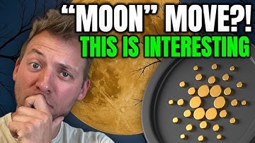 CARDANO ADA - IS THIS A "MOON" MOVE?!! CARDANO REMAINS LOUD!