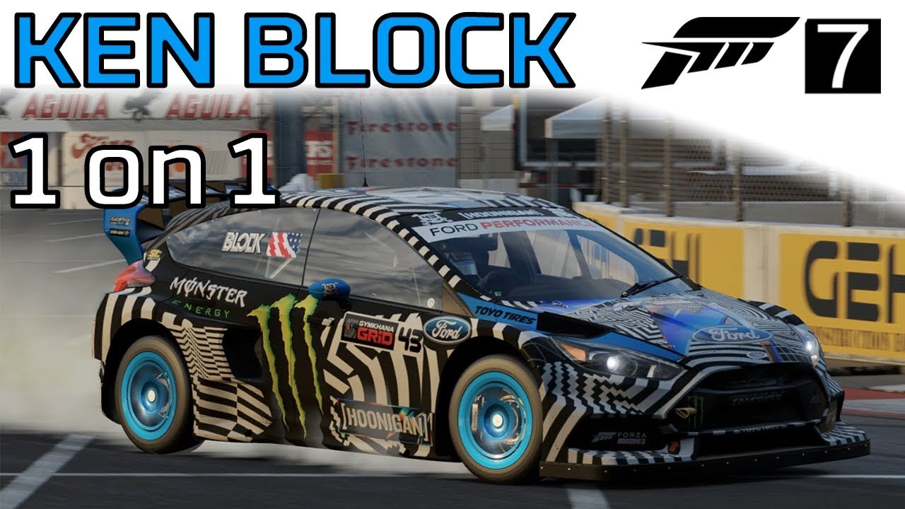 Forza 7 Ken Block 1 On 1 Gymkhana Showcase Event First Time W Controller Ford Focus 4k Youtube