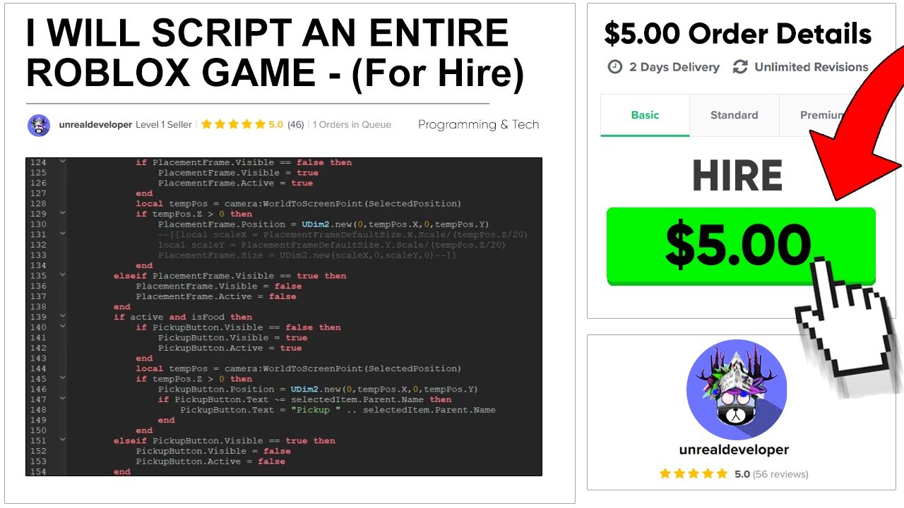 25%] Hiring a scripter for my game Anime Power Simulator