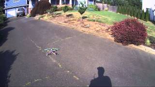 Testing 10 x 4.5 props on SK450 quadcopter