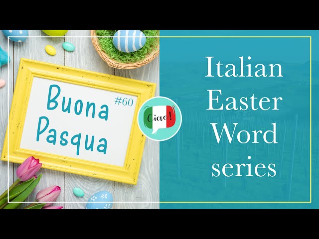 Buona Pasqua (10 days later…)