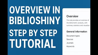 Overview in Biblioshiny Step by Step | @SandeepPatyalS.P