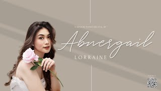 Senior Piano Recital - Abnergail Lorraine