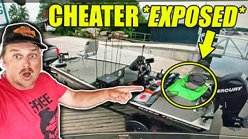 Fishing Tournament Cheater CAUGHT Red Handed! (Lifetime BAN)