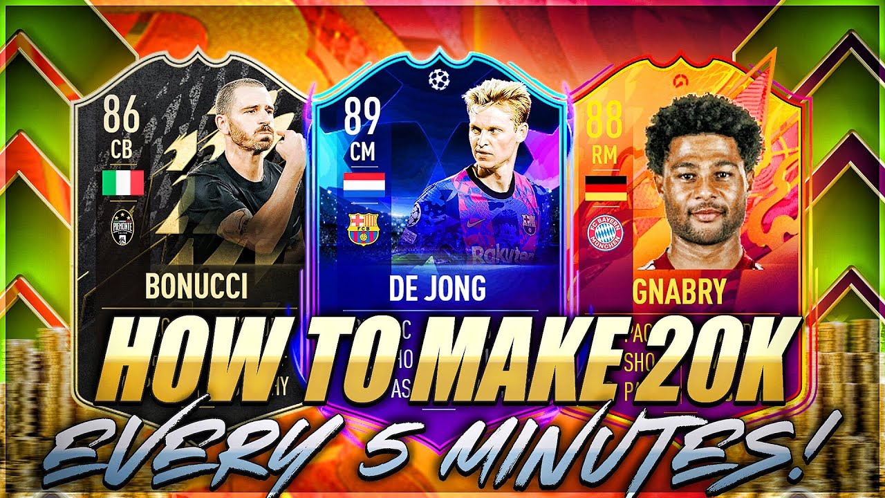 20K EVERY 5 MINS FIFA 22 BEST TRADING METHODS (FIFA 22 SNIPING FILTERS