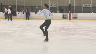 Angela Zou Bronze free skate test