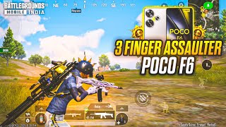 3 Finger Assaulter In Poco F6 Bgmi 90 Fps Test Fastest 3 Finger Player Bgmipubg Gameplay