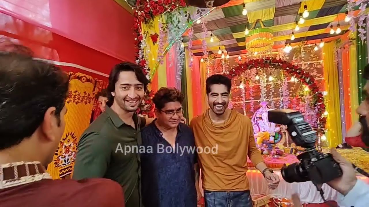 When Abhimanyu Meets Kanha | Rajan Shahi 's Lead Actors Shaheer Sheikh and Harshad Chopda | Yrkkh |