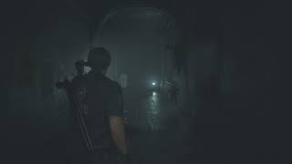 Zombie Apocalypse Sleep Aid Leon Wind and Rain Ambience Creepy Hallway Resident Evil 2 Remake