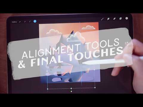Procreate初心者向け：整列ツールの使い方