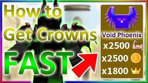 ⚡How to Get Crowns FAST in Saber Simulator *🔥GET VOID PETS*