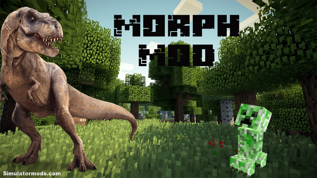 Minecraft Mod Morph Virei o Rex Literalmente