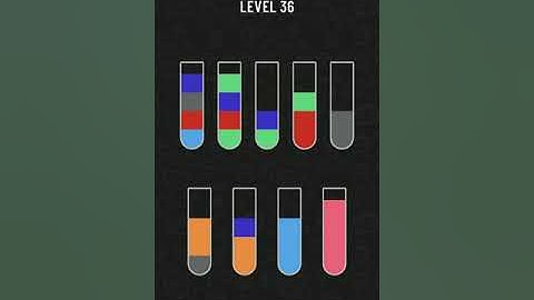 Water Sort Puzzle Level 36 | Level 36
