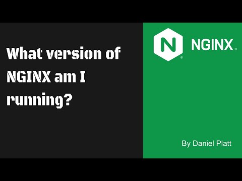 What version of Nginx am I running?
