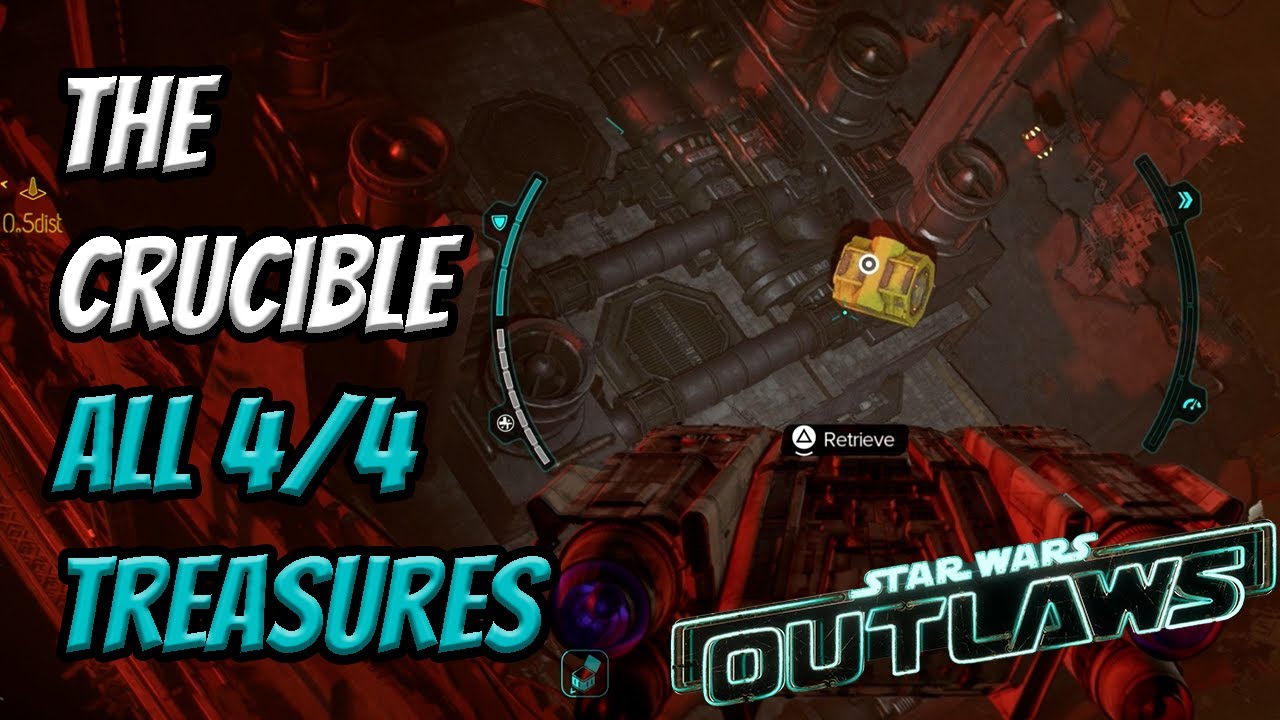The Crucible Treasure Locations - All 4/4 Treasures | Star Wars Outlaws ...