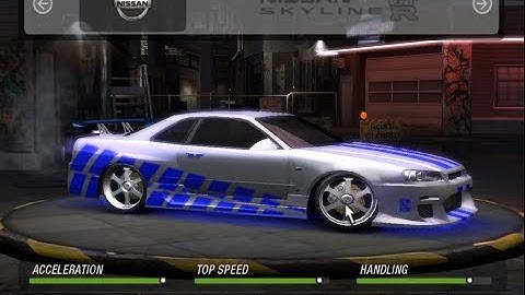 Fast And Furious Cars In Need For Speed