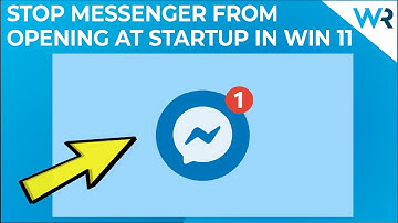 How to stop Messenger from opening on startup on Windows 11