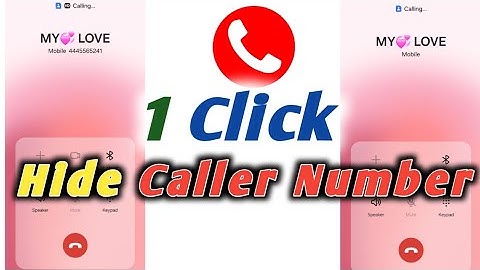 Calling ke time par number hide kaise kare | how to hide number while calling?