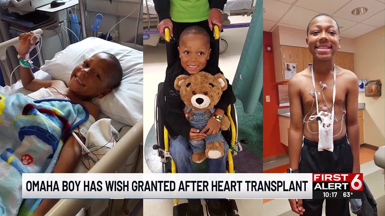 Omaha boy has wish granted after heart transplant - YouTube