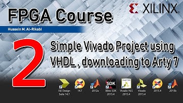 FPGA Course in Arabic Lec 2 : First Vivado Project Using VHDL, System Generator