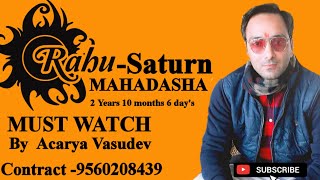 Effects of Saturn's antardasha in Rahu's mahadasha