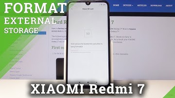 How to Format SD Card in XIAOMI Redmi 7 - Delete Data in Memory Card
