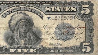 Chief ⭐️ Star Note ! - $5 Silver Certificate
