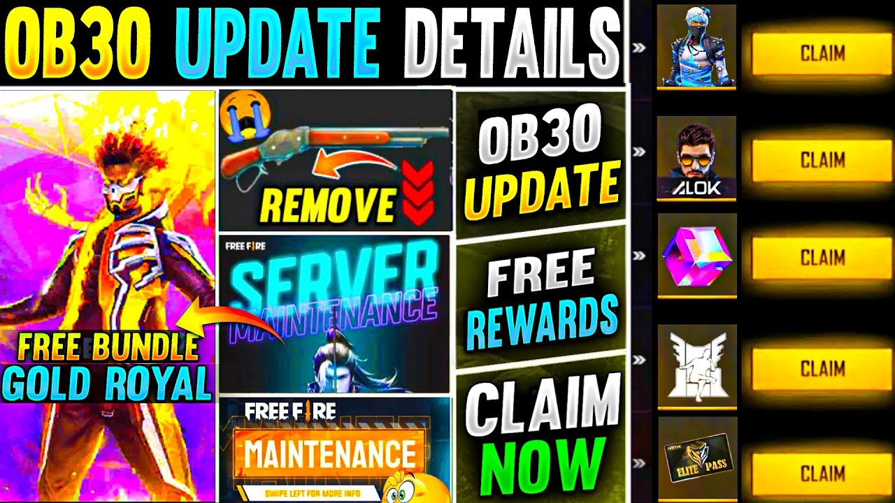 FREE FIRE OB30 UPDATE FULL DETAILS | 28 SEPTEMBER NEW UPDATE FREE FIRE | FREE FIRE NEW UPDATE 🤯