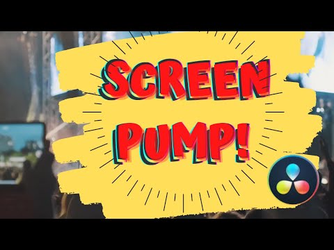 Efeito  SCREEN PUMP com o Davinci Resolve 16