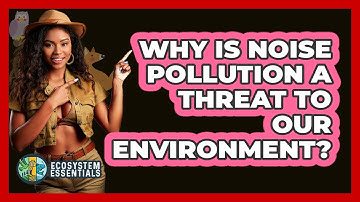 Why Is Noise Pollution A Threat To Our Environment? - Ecosystem Essentials