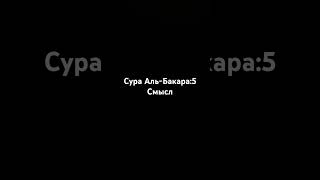 Аль-Бакара аят 5 смысл #ИСЛАМ #РЕЛИГИЯ #КОРАН #СУННА #НАПОМИНАНИЕ #akhmyarova20
