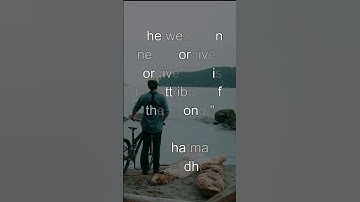 "The weak can never forgive. Forgiveness is the attribute of the strong." -Mahatma Gandhi