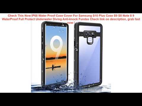 IP68 Water Proof Case Cover For Samsung S10 Plus Case S9 S8 Note 8 9 W