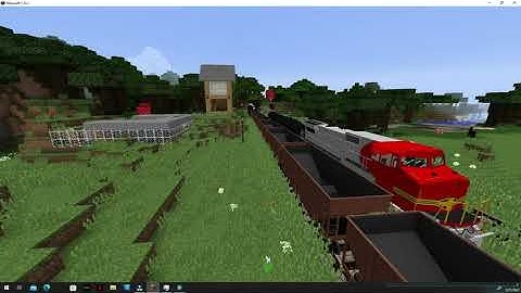 Come play on our Minecraft railroading server