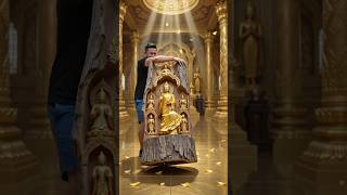  Title Crafting Calmness The Making Of Lord Buddha  From Wood To Divine Masterpiece 