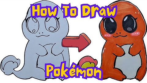 How To Draw Cute Charmander 🔥 | Pokemon | Easy Step-by-Step Drawing 🎨
