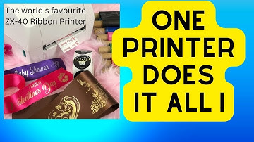ZX-40 Ultra Ribbon Printer. Print in any language. We ship worldwide.