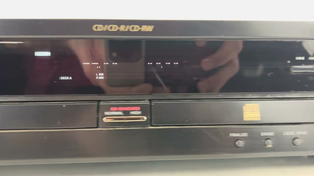 Sony RCD-W3 CD CD-R CD-RW Compact Disc Recorder - For Parts