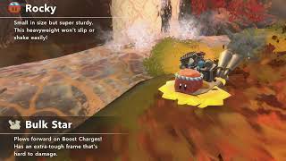 Kirby Air Riders - Title Screen Intermission: Kirby on Warpstar Races Rocky on Bulkstar Cutscene