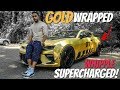 INSANE GOLD WHIPPLE SUPERCHARGED 2016 CAMARO SS! *SO LOUD!*