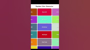 Random Color Generator Project - HTML, CSS, JavaScript || #javaprogramming #project #coding