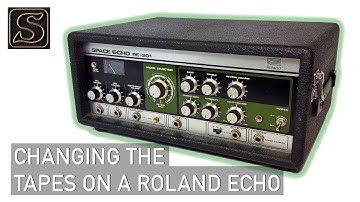 How to Change the Tape Loop on a Roland Space Echo RE-201