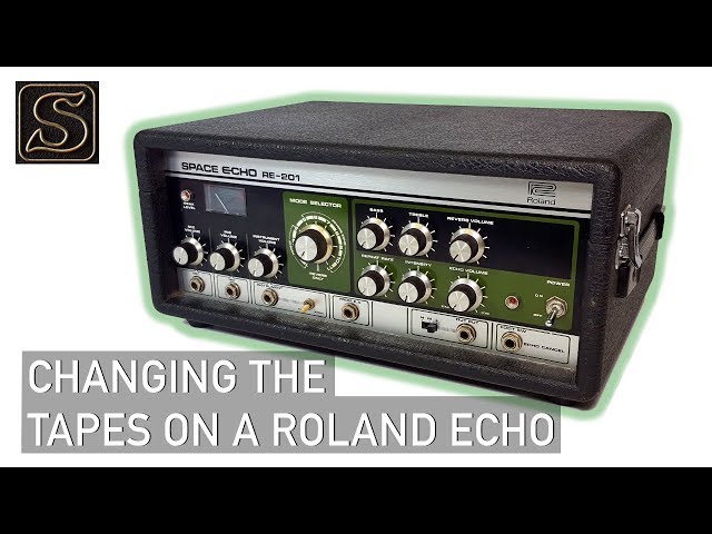 How to Change the Tape Loop on a Roland Space Echo RE-201 