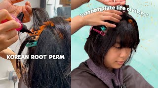 Trying the Korean root perm seen on tiktok on super flat hair by As/Is 82,385 views 1 year ago 3 minutes, 2 seconds