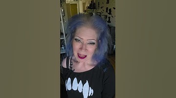 Bad attempt on this one. You are warned! 😆  #gothyoutuber ##eldergoth #goth #generationx #over50