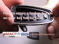 How to repair broken button on your key fob for 15 bucks