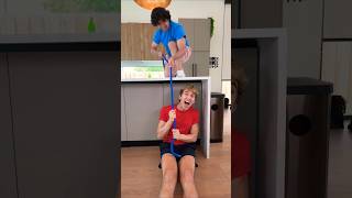 Can he catch the ROPE in time? 😱